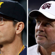 Michigan coach Jim Harbaugh and Texas A&M coach Jimbo Fisher